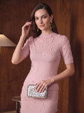 Embellished Butterfly Short Sleeve Knit Sweater