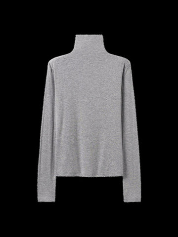 Slim Fit Mock Neck Tee