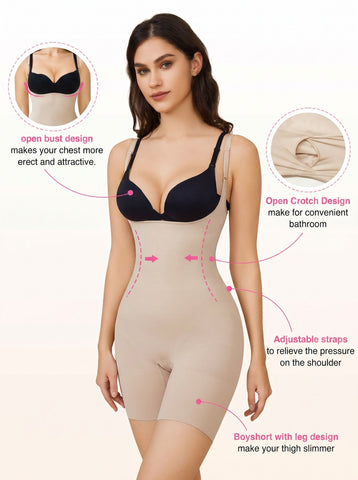 Seamless Tummy Control Bodysuit Shapewear