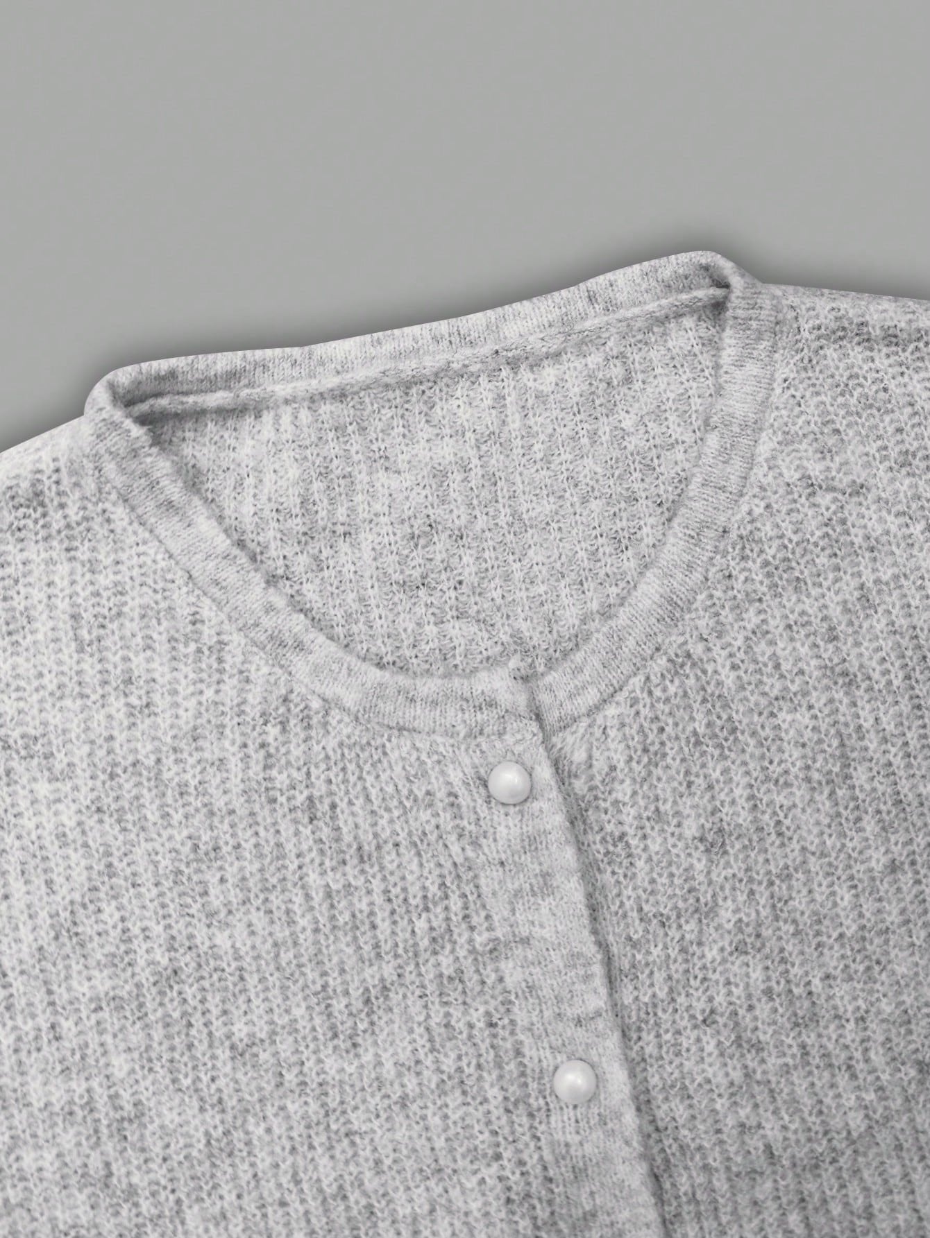 Soft Brushed Button Front Cardigan