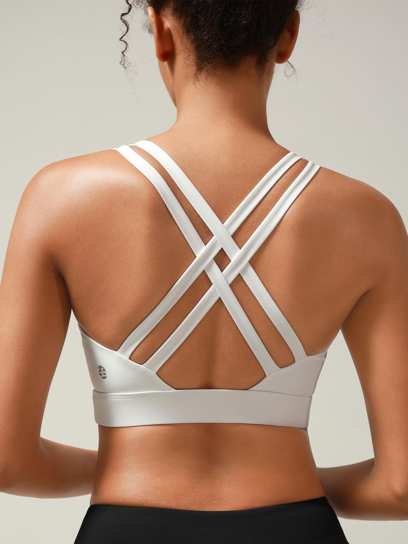 Criss Cross Strappy Yoga Sports Bra