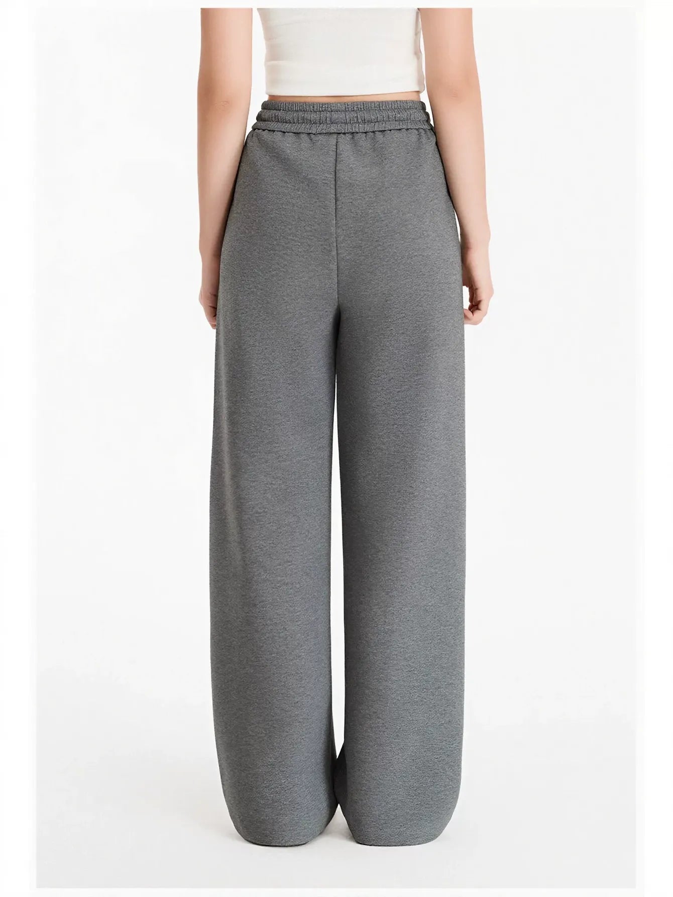Comfy Drawstring Wide Leg Sweatpants