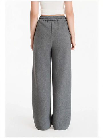 Comfy Drawstring Wide Leg Sweatpants