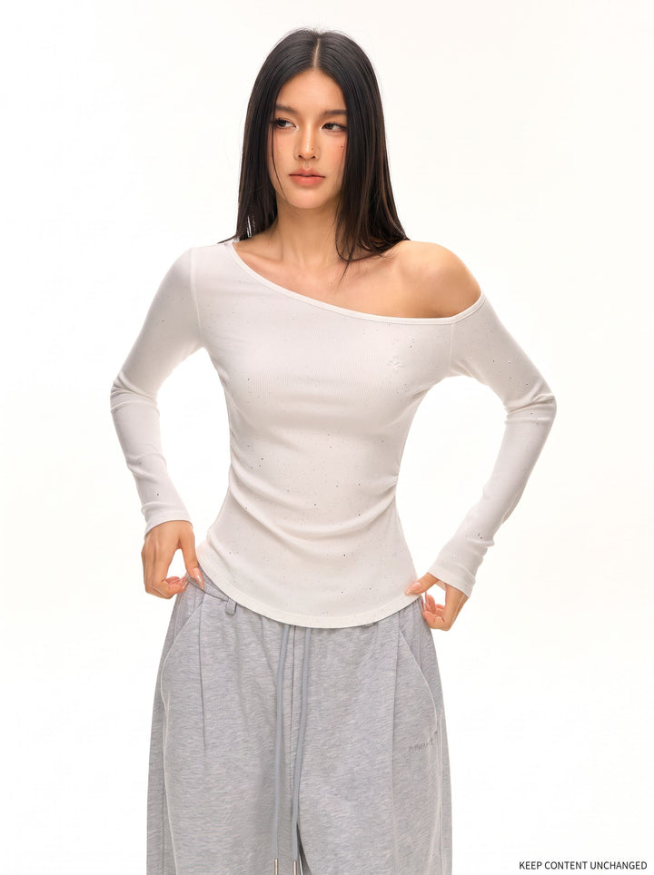 Off Shoulder Slim Fit Tee
