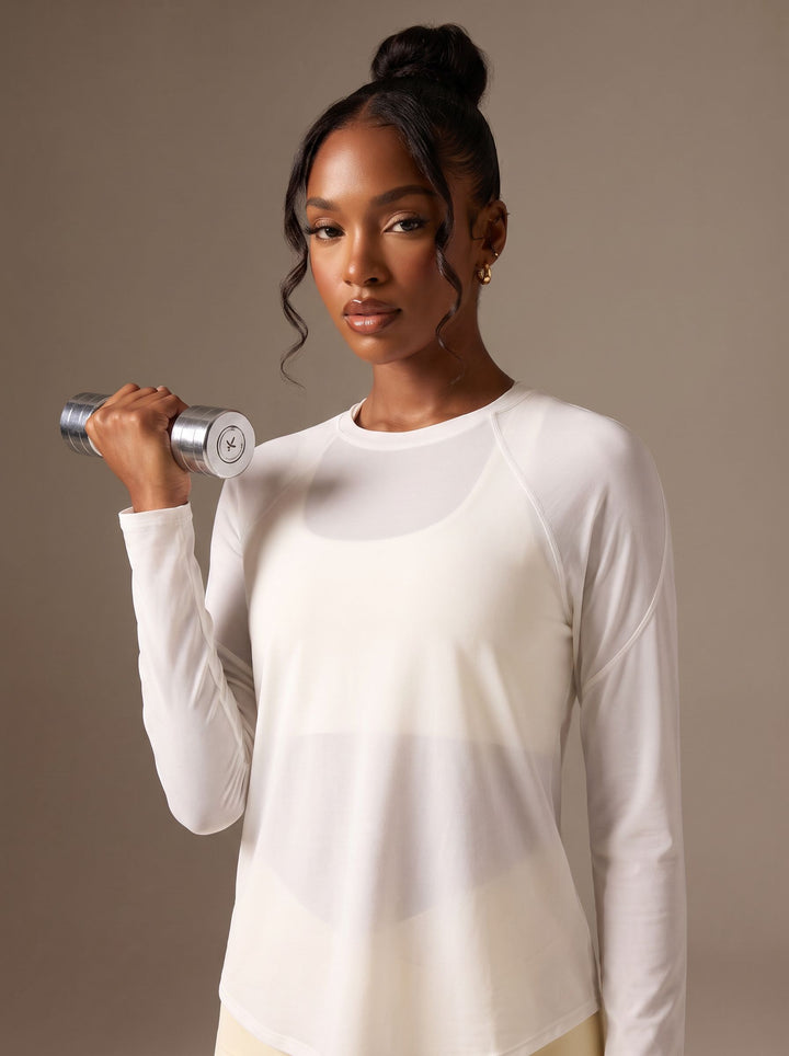 Breathable Lightweight Long Sleeve Workout Tee
