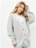 Chunky Oversized Button Down Cardigan