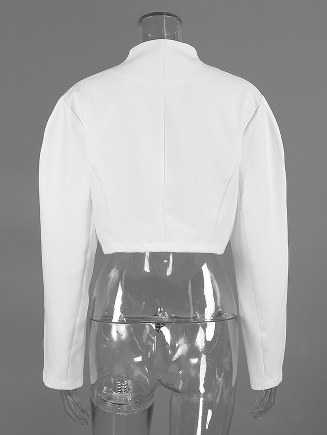 Minimalist Cropped Structured Jacket