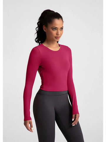 Seamless Buttery Soft Long Sleeve Yoga Top