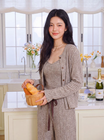 Cozy Ribbed Knit Lounge Set