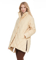 Quilted Lightweight Hooded Puffer Jacket
