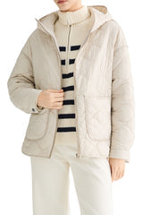 Lightweight Quilted Hooded Puffer Jacket