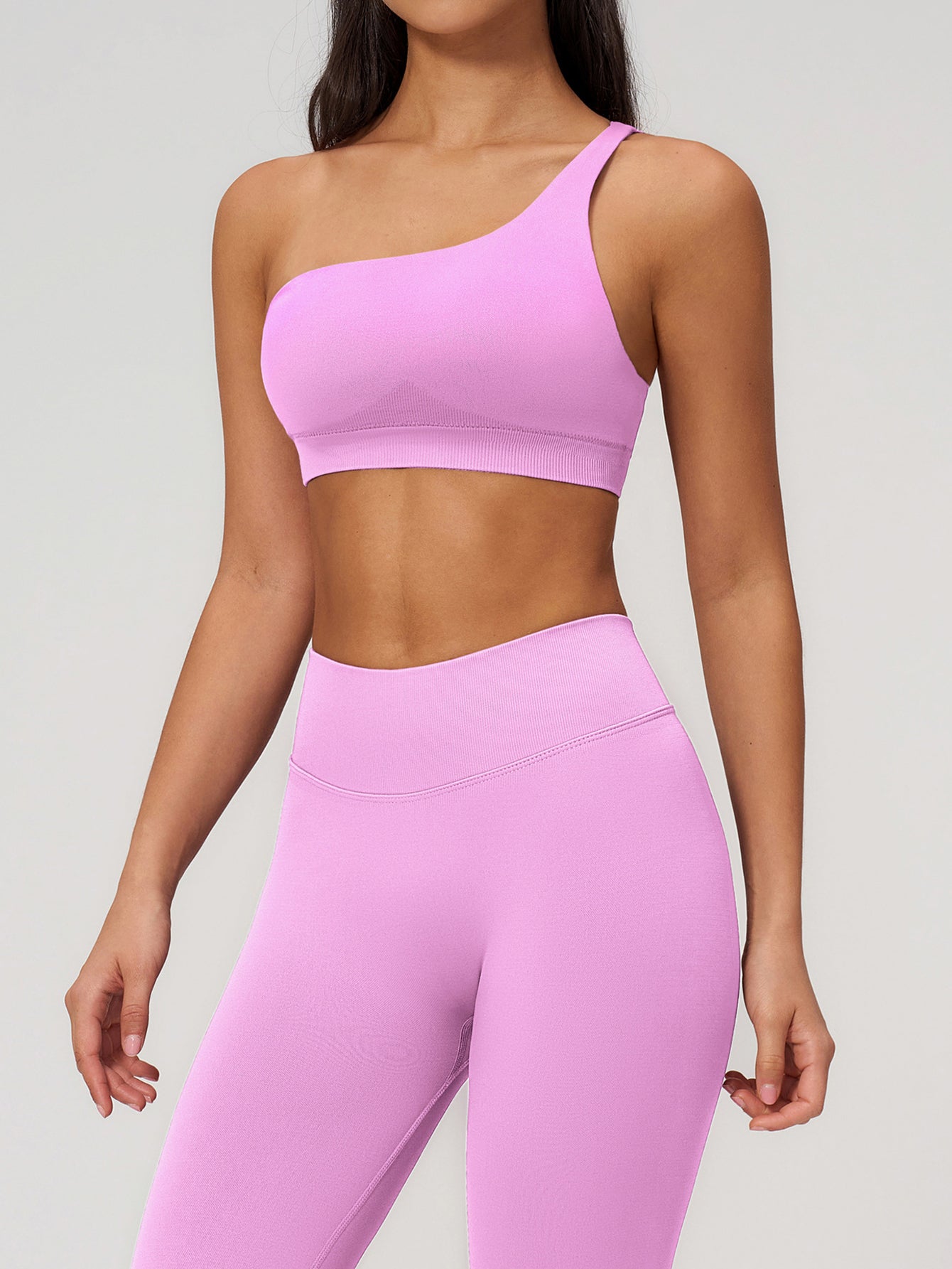 Seamless One Shoulder Yoga Tank