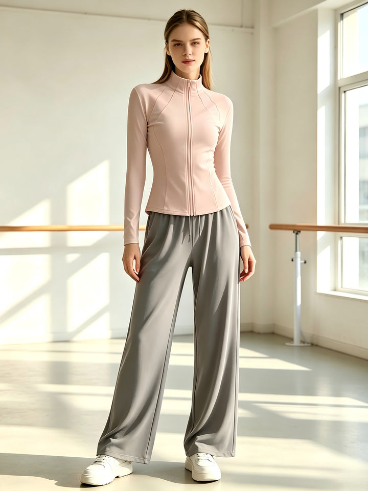 Slim Fit Stretchy Athletic Jacket