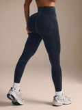 High Waisted Acid Wash Yoga Leggings