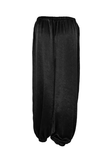 Shimmering High Waisted Cuffed Pants