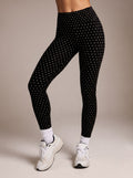 High Waisted Polka Dot Yoga Leggings