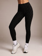 High Waisted Polka Dot Yoga Leggings