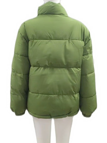 Oversized Stand Collar Puffer Jacket