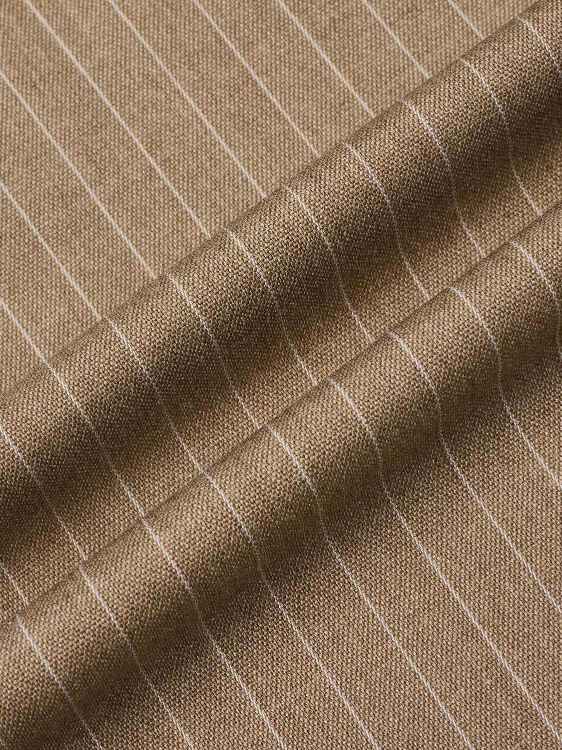 Urban Revivo Irregular Hem A-Line Skirts-Lightu00A0 Khaki Stripes