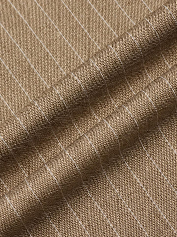 Urban Revivo Irregular Hem A-Line Skirts-Lightu00A0 Khaki Stripes