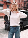 Cozy Mock Neck Knit Sweater