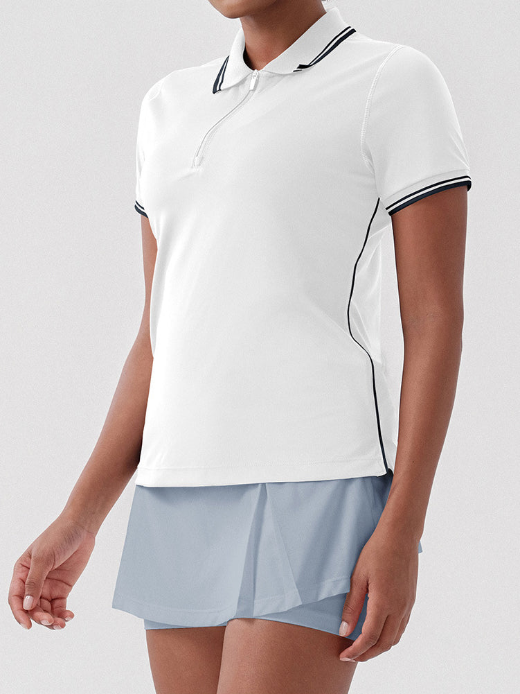 Breathable Moisture Wicking Tennis Polo Shirt