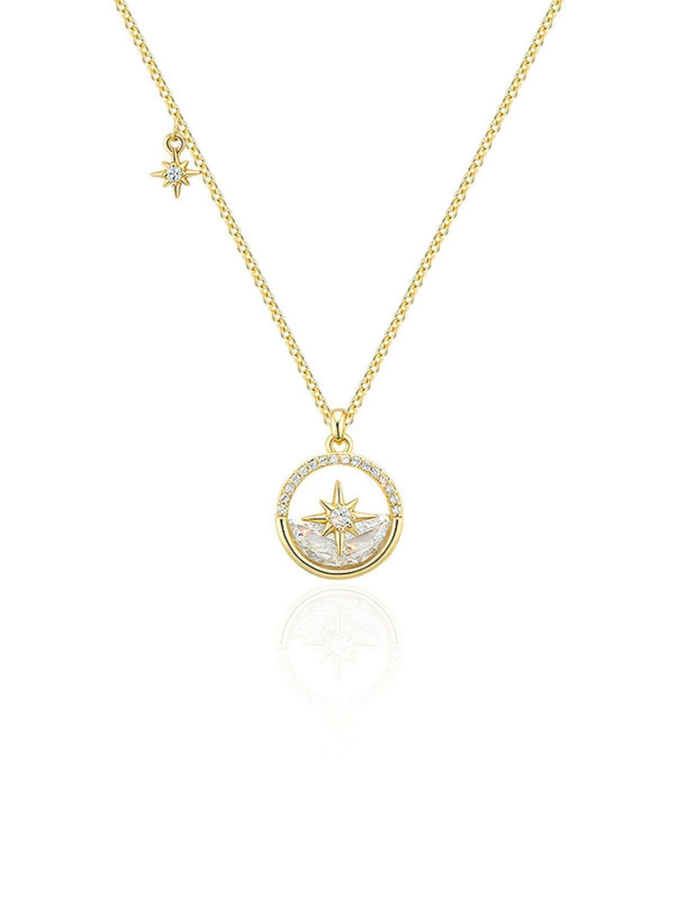 Dainty North Star Gold Necklace