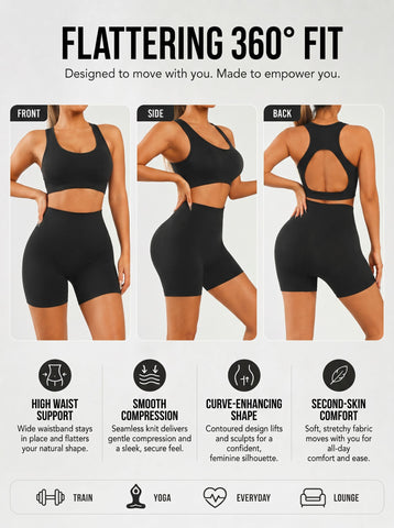 Seamless High Waisted Yoga Set