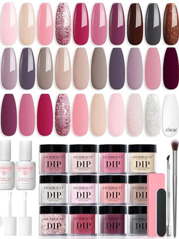 Long Lasting Professional Dip Powder Nail Kit