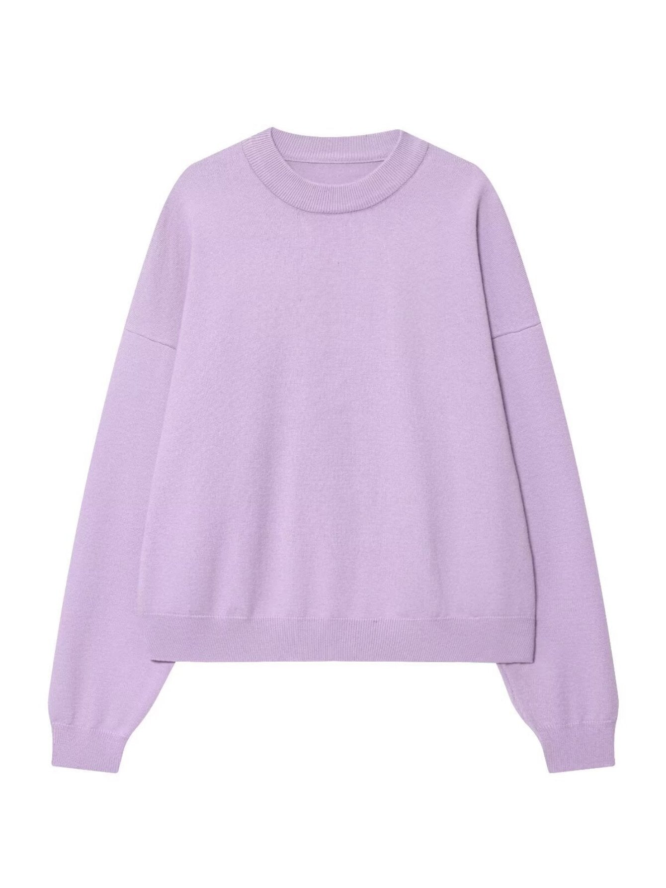 Cozy Oversized Crewneck Pullover Sweatshirt