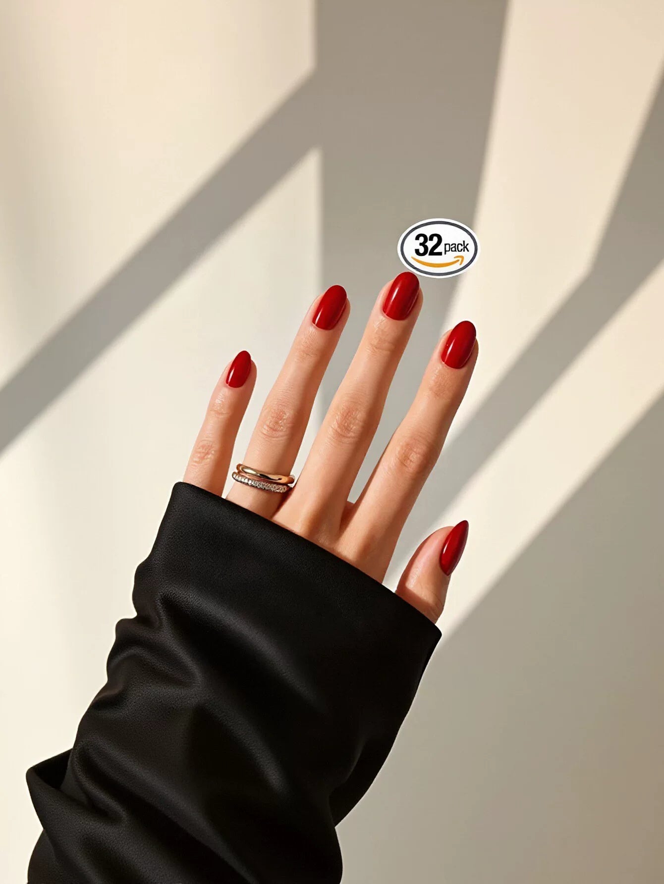 Classic Glossy Red Press On Nails