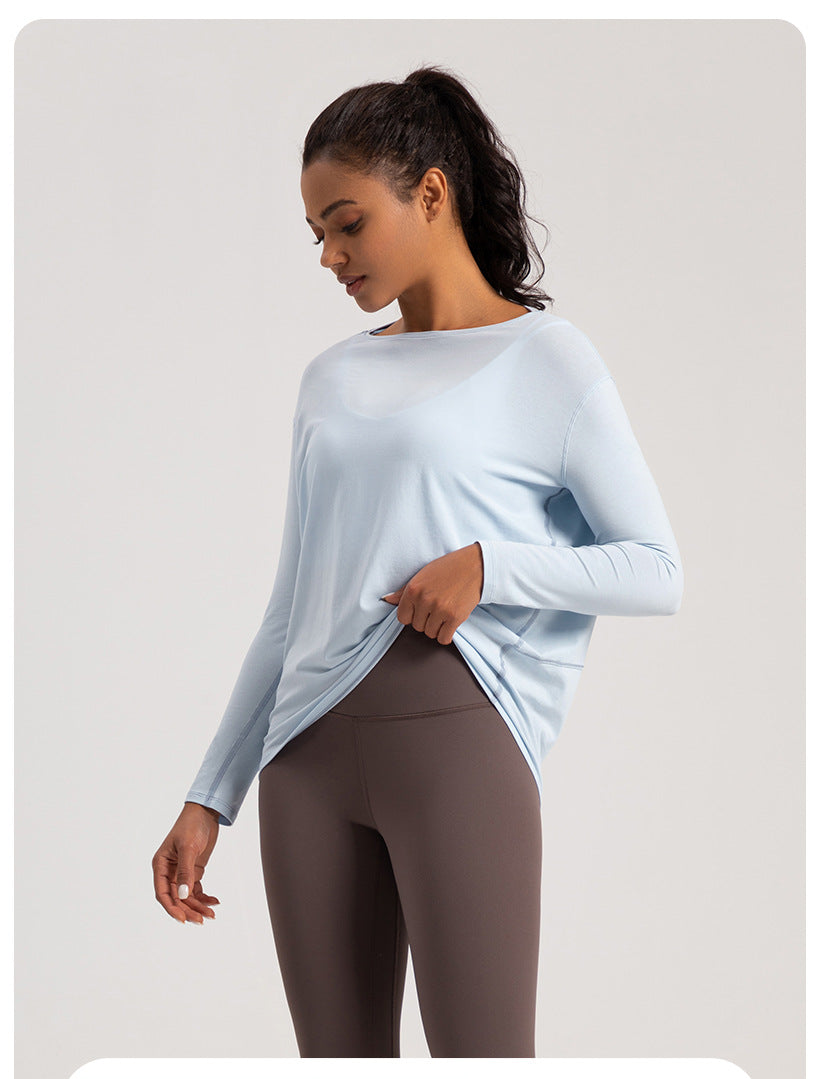 Lightweight Breathable Long Sleeve Workout Tee