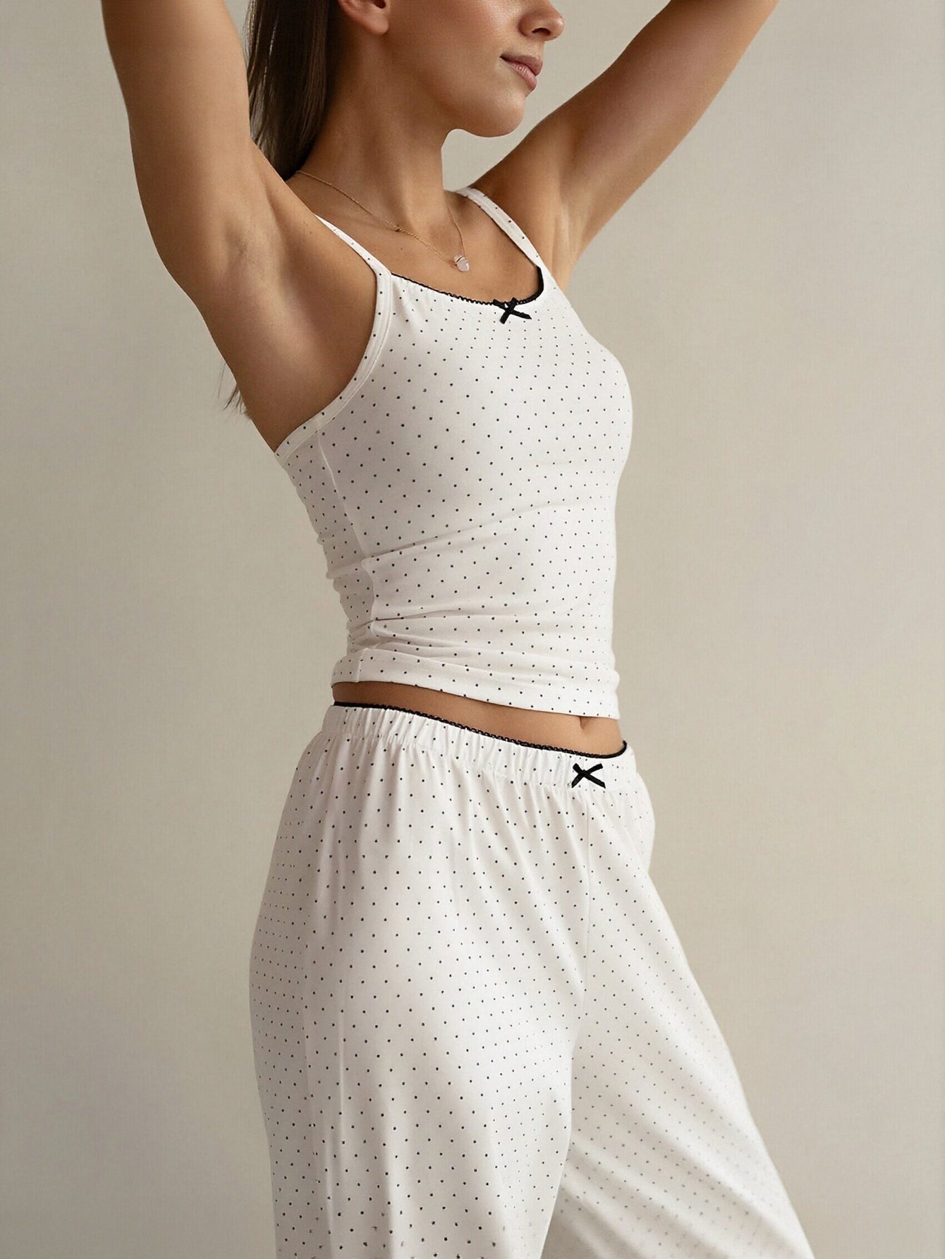 Soft Polka Dot Pajama Set