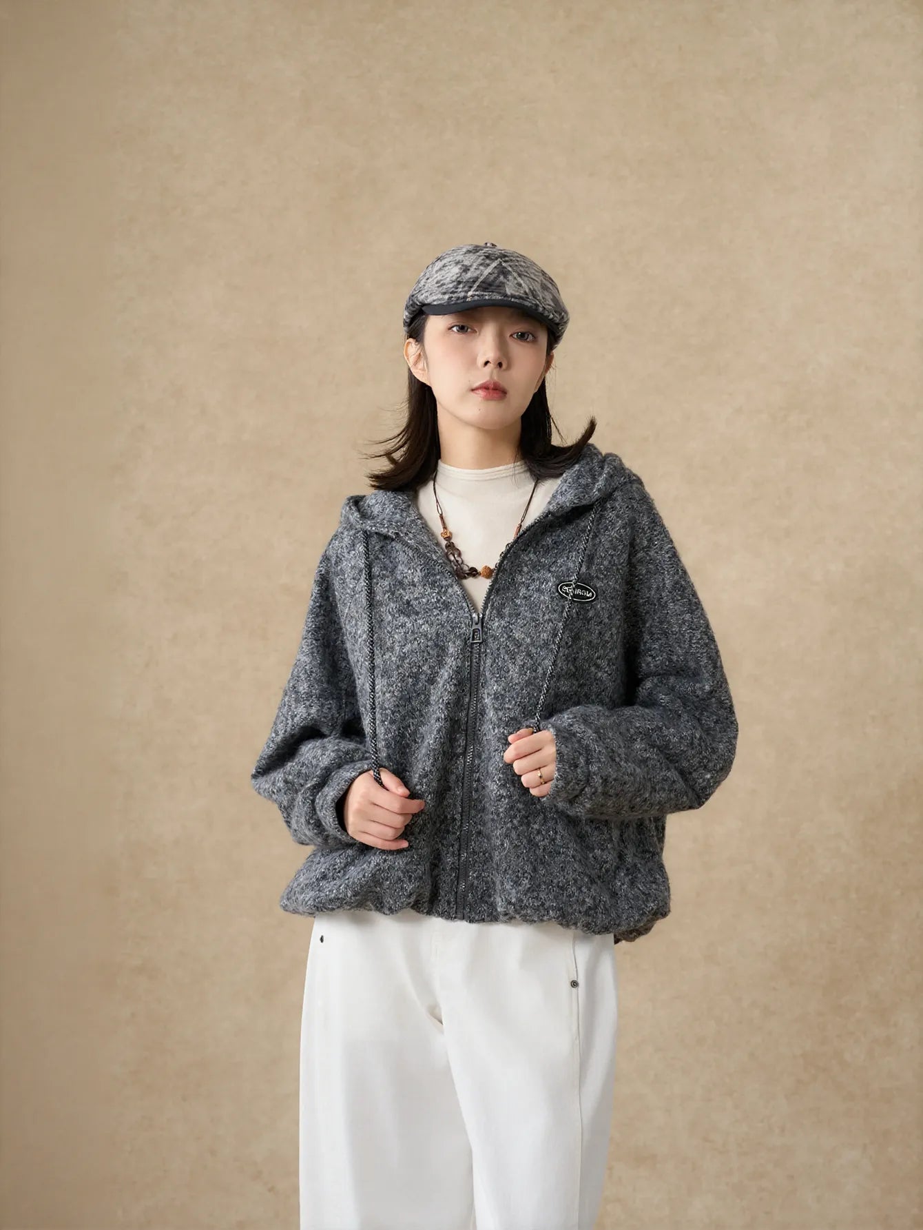 Cozy Fuzzy Zip Up Hoodie Jacket