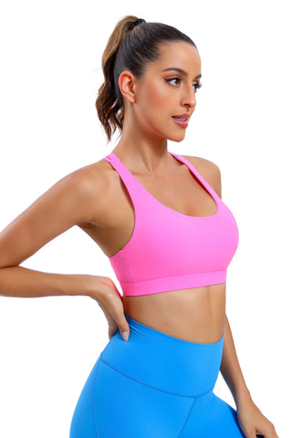 Strappy Back Supportive Sports Bra