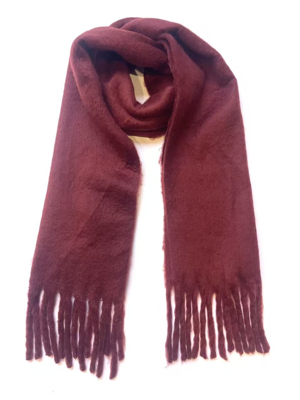 Soft Cozy Tassels Winter Scarf
