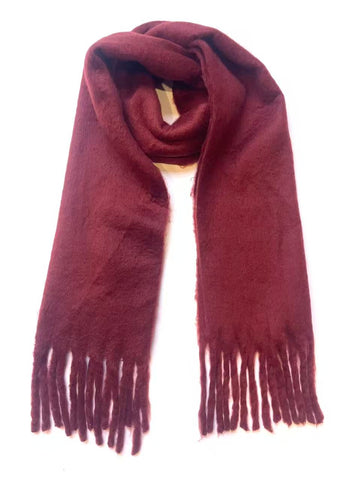Soft Cozy Tassels Winter Scarf
