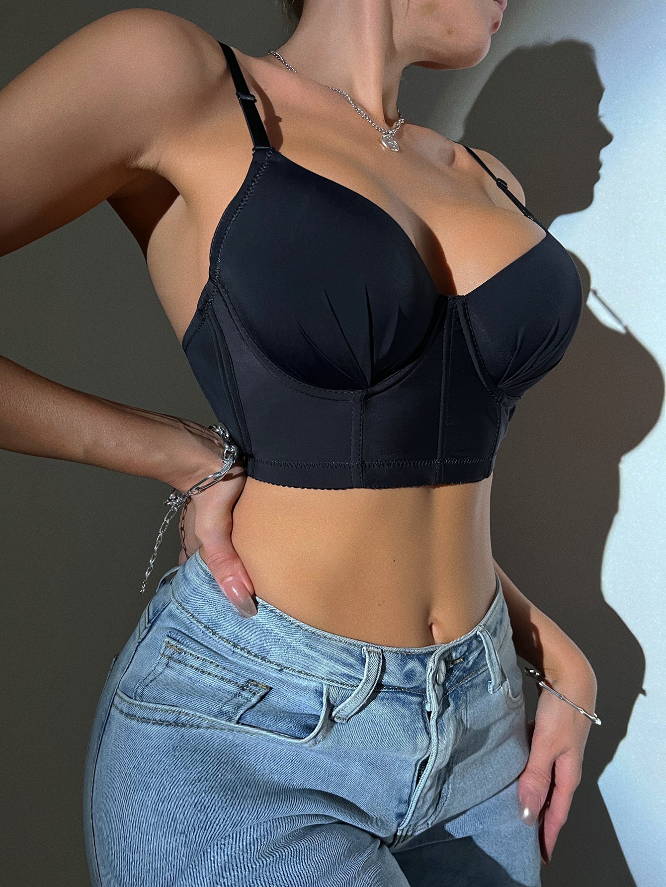 Push Up Bustier Underwire Bra
