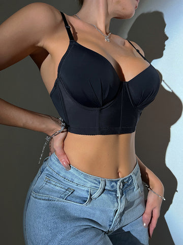 Push Up Bustier Underwire Bra