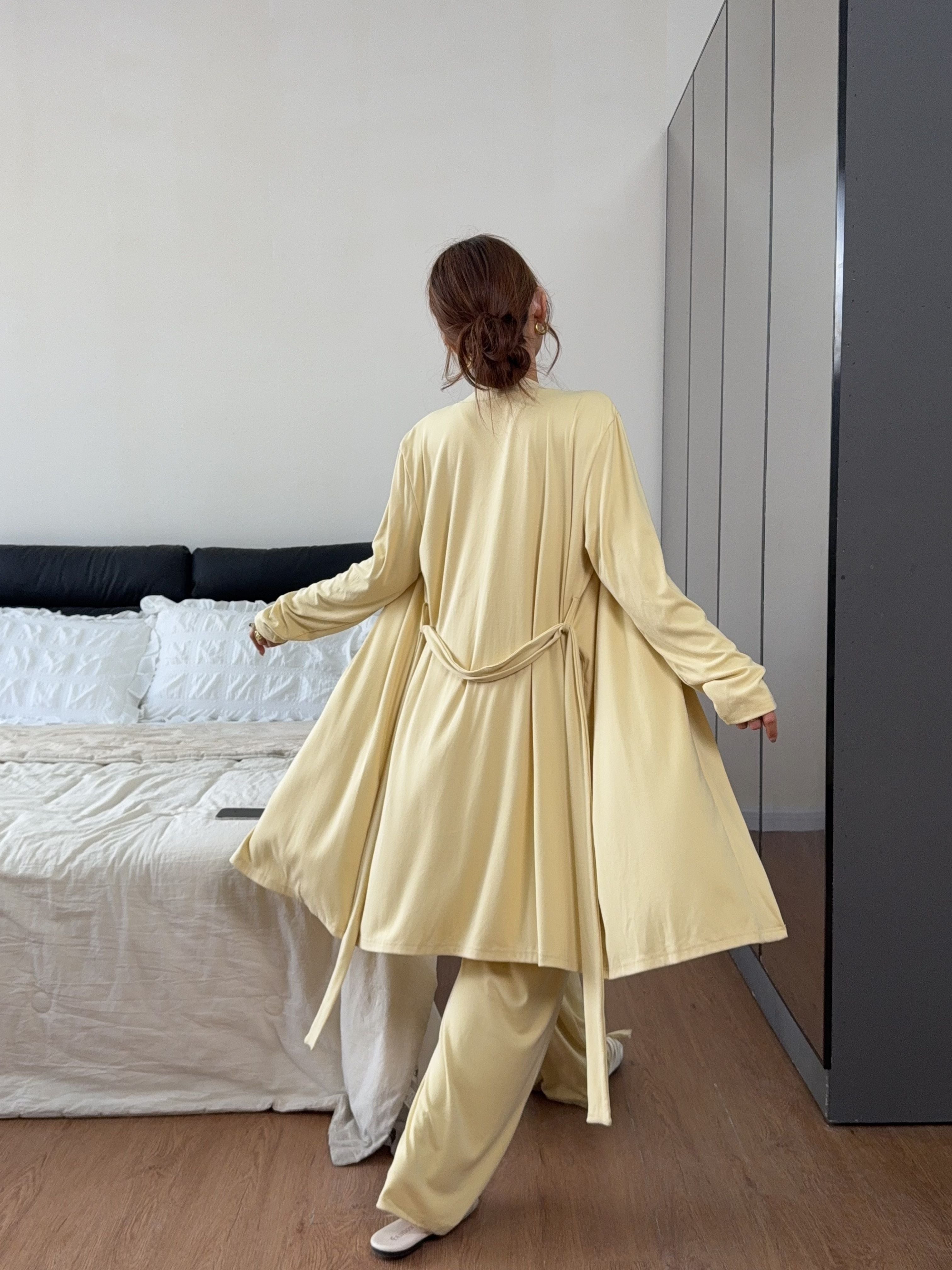 Soft Cozy Robe Lounge Set