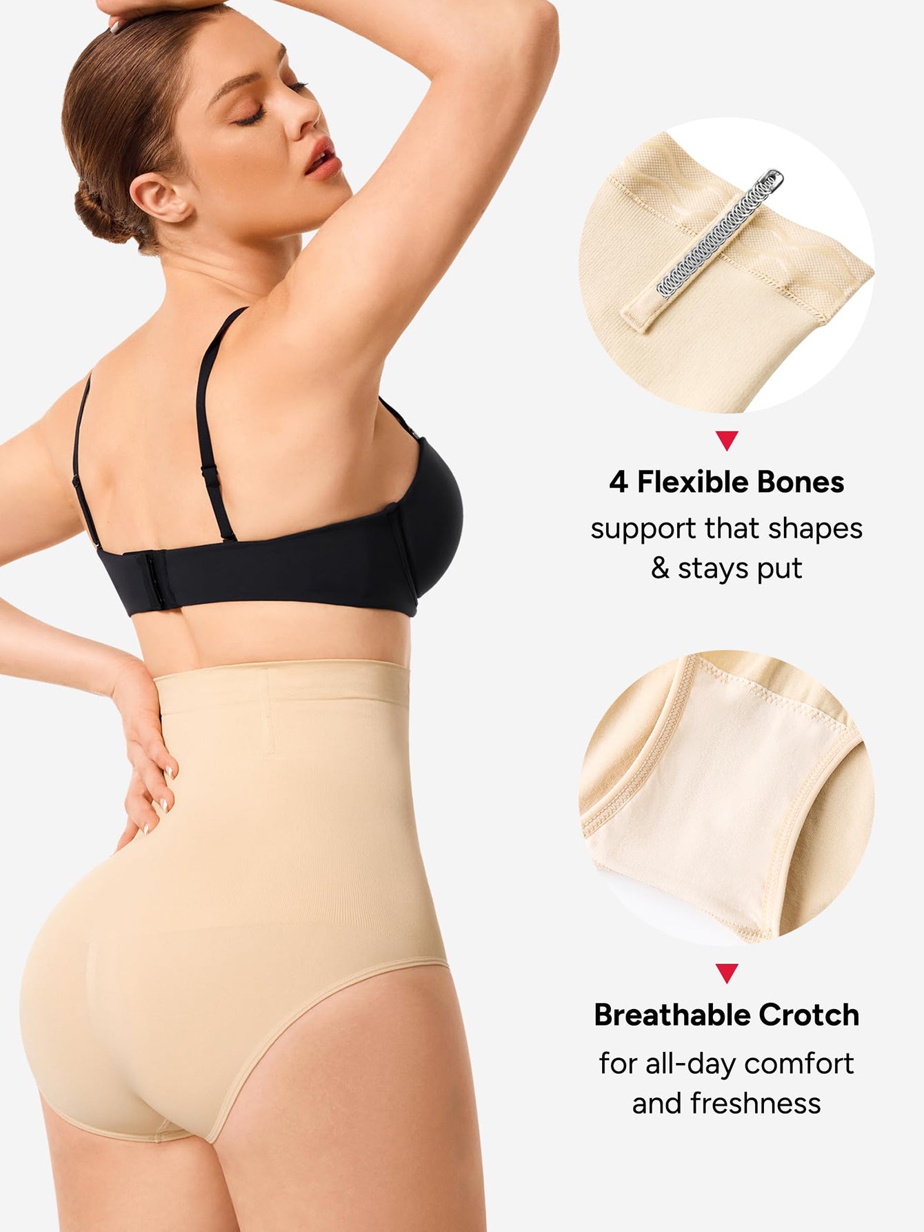 Seamless High Waisted Tummy Control Shapewear