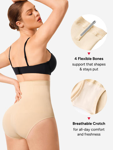 Seamless High Waisted Tummy Control Shapewear