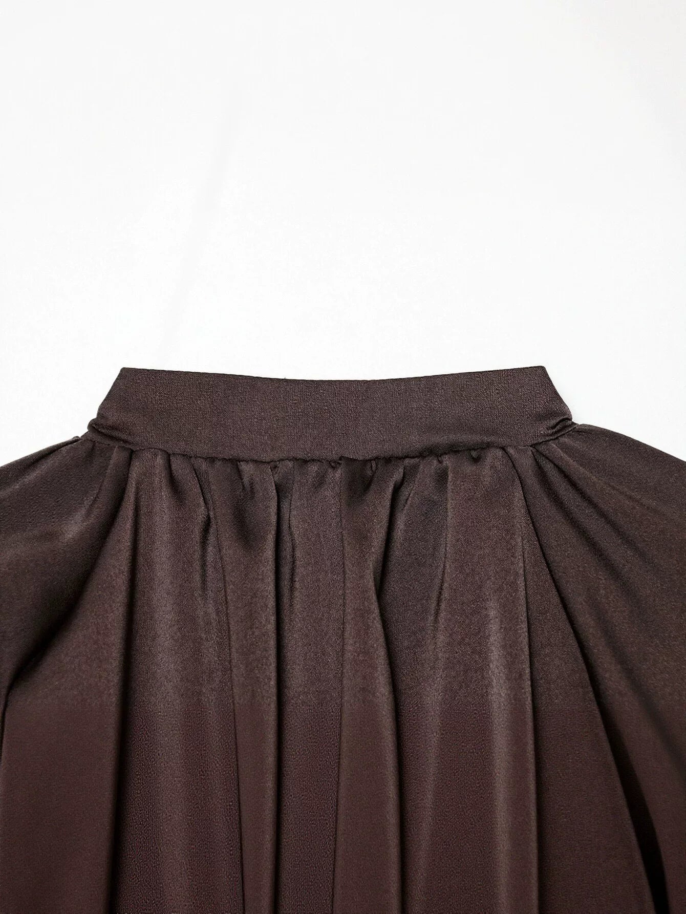 Satin Pleated Lantern Sleeve Pant Set