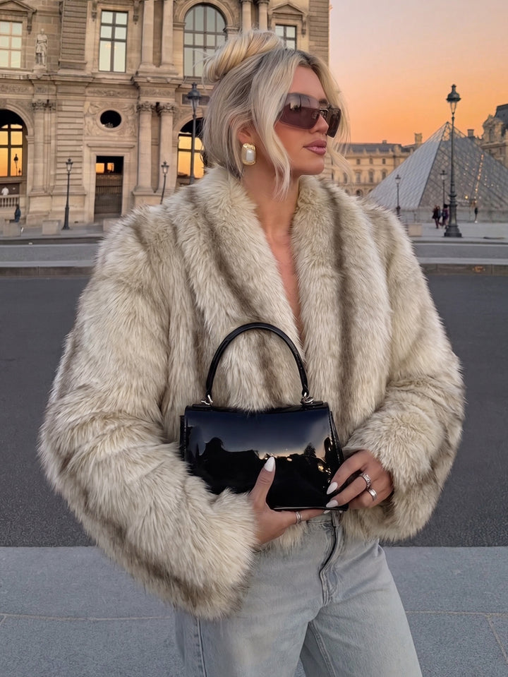 Cozy Plush Faux Fur Jacket
