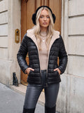 Reversible Fleece Lined Puffer Jacket