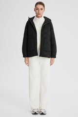 Lightweight Quilted Hooded Puffer Jacket