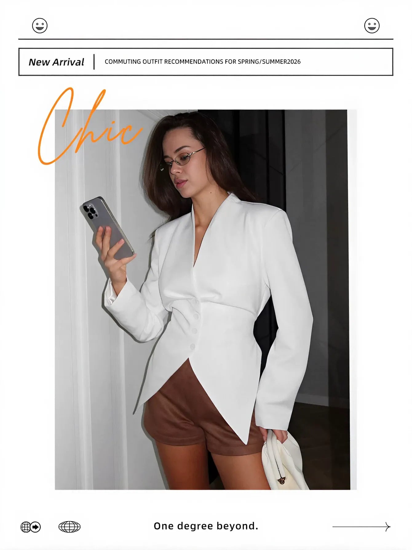 Tailored Slim Fit Buttoned Blazer