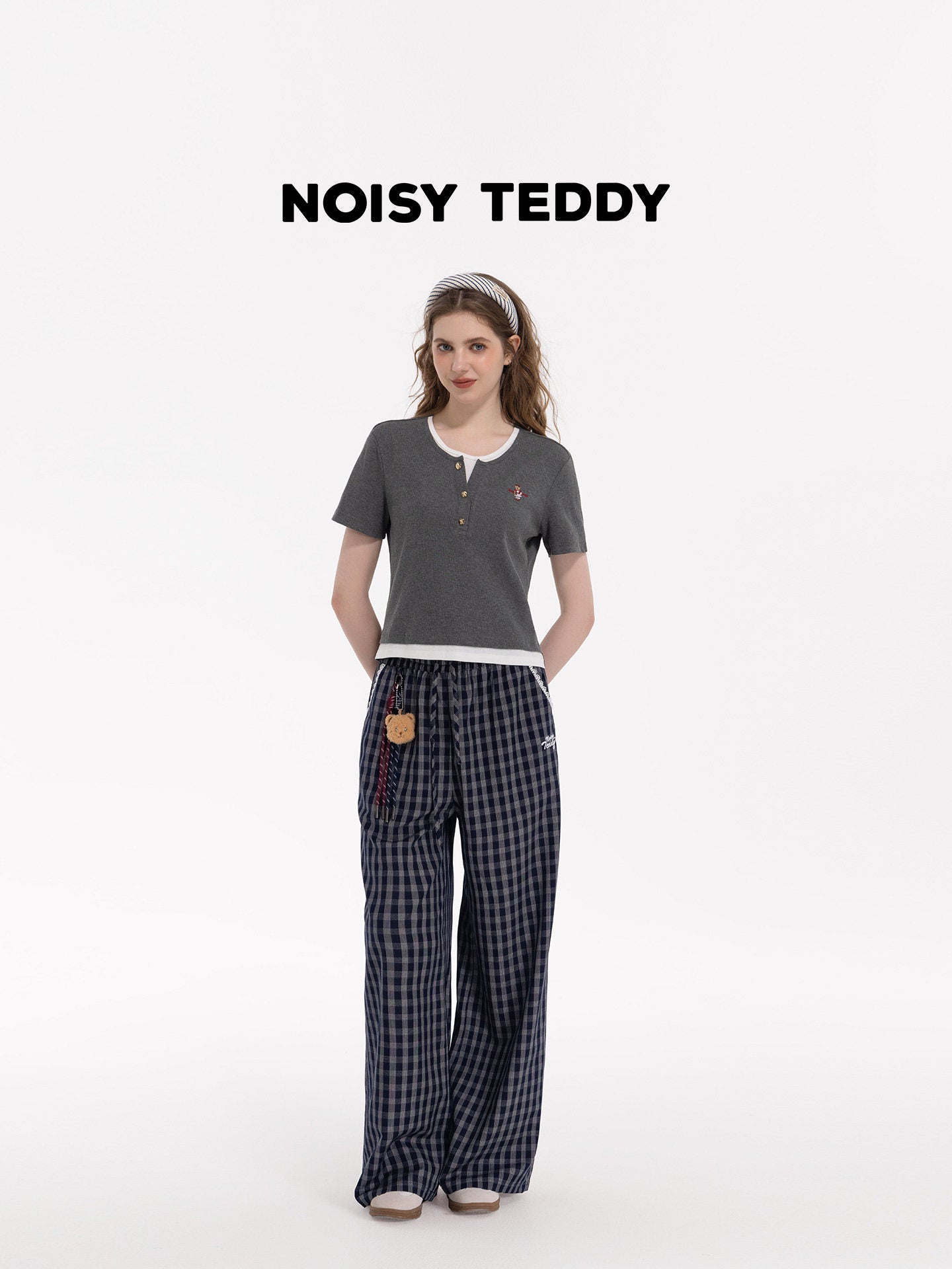 Comfy Plaid Wide Leg Pants
