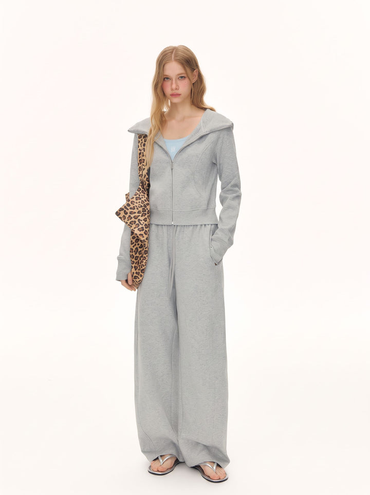 High Waisted Relaxed Fit Sweatpants