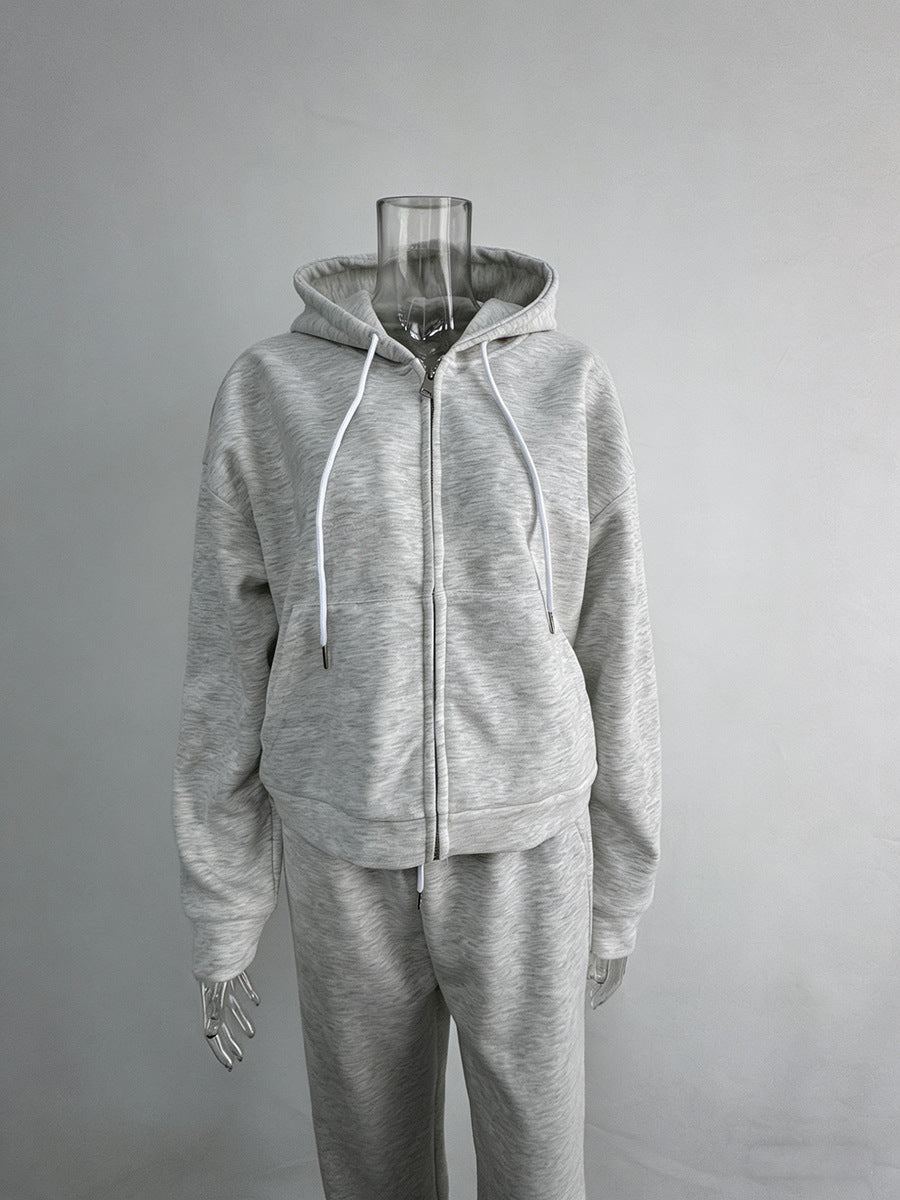 Cozy Oversized Zip Up Lounge Set